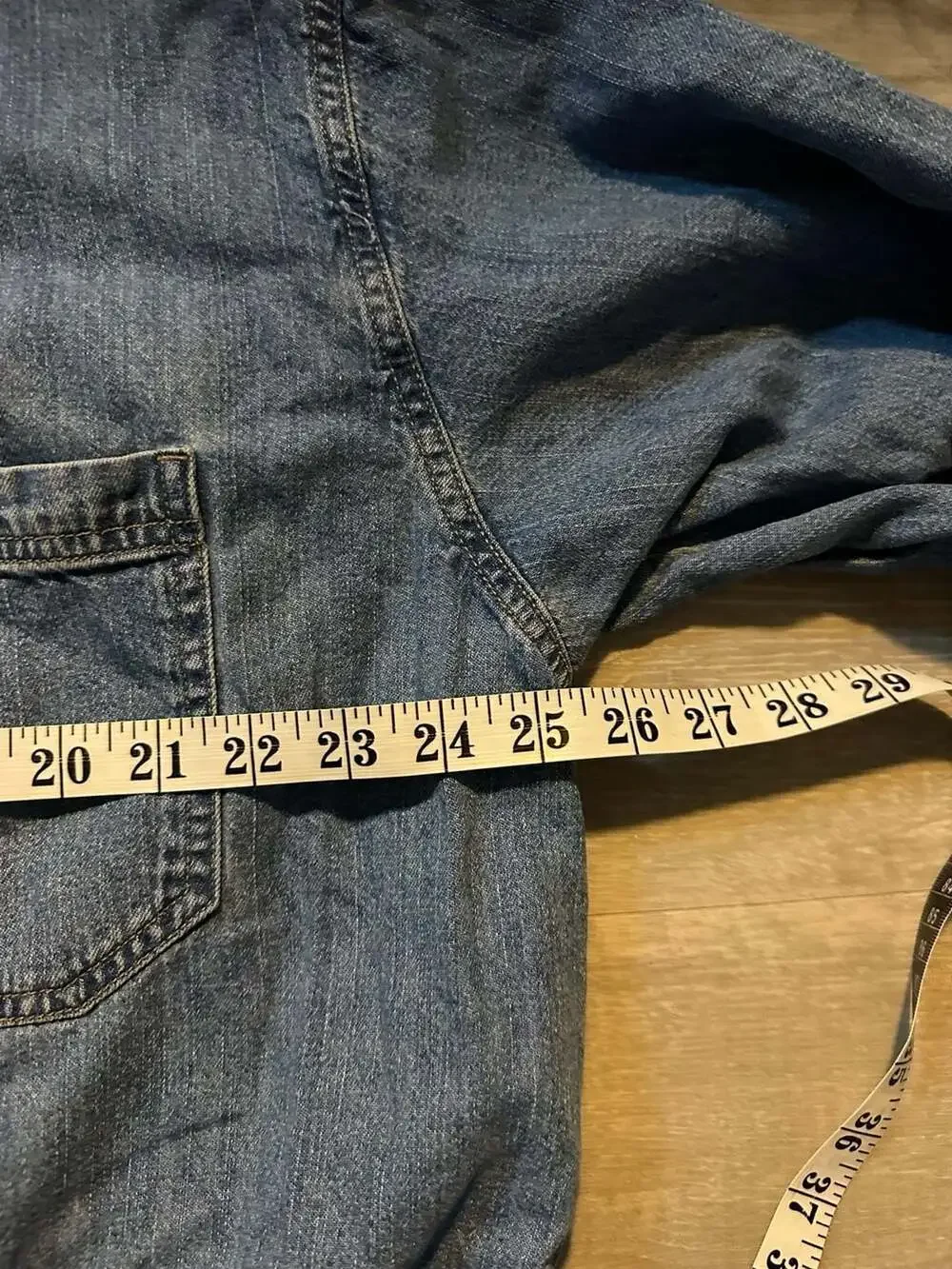 Levi's Red Tab Long Sleeve Denim Button-Down Shirt